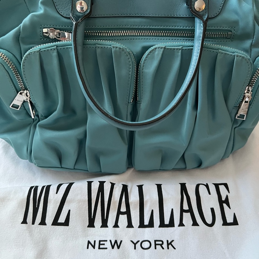 MZ Wallace Teal Crossbody Bag